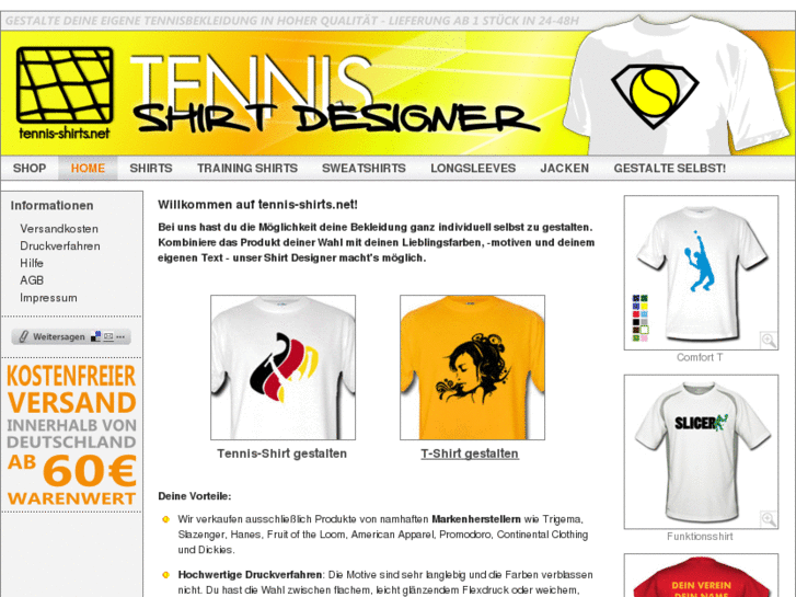 www.tennis-shirts.net