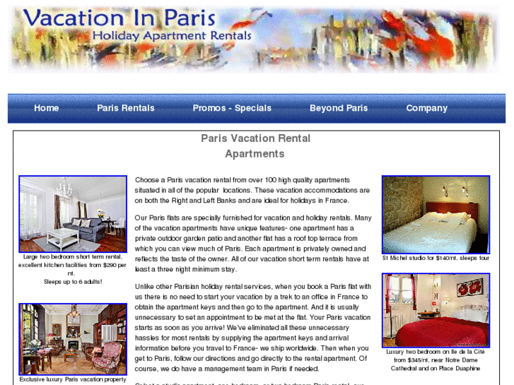 www.vacationinparis.com