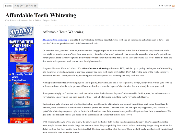 www.affordableteethwhitening.net