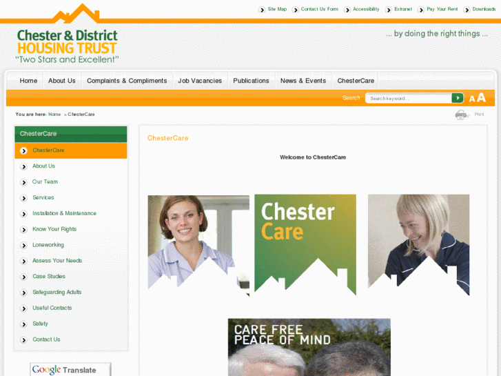 www.chestercare.net