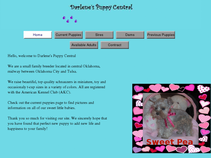 www.darlenespuppycentral.com