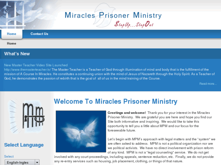 www.miraclesprisonerministry.org