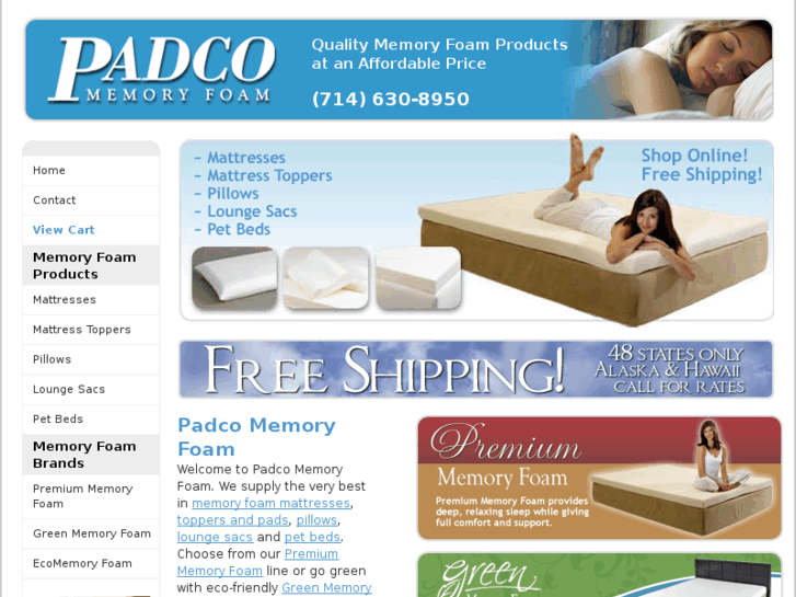 www.padcomemoryfoam.com