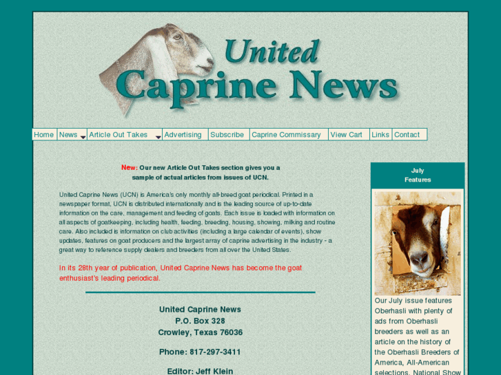 www.unitedcaprinenews.com