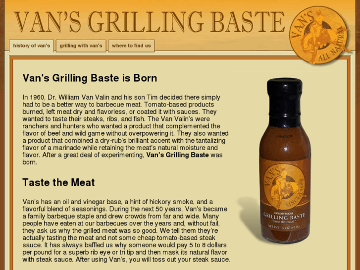 www.vansgrillingbaste.com