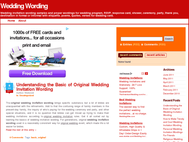 www.wording-for-wedding.com