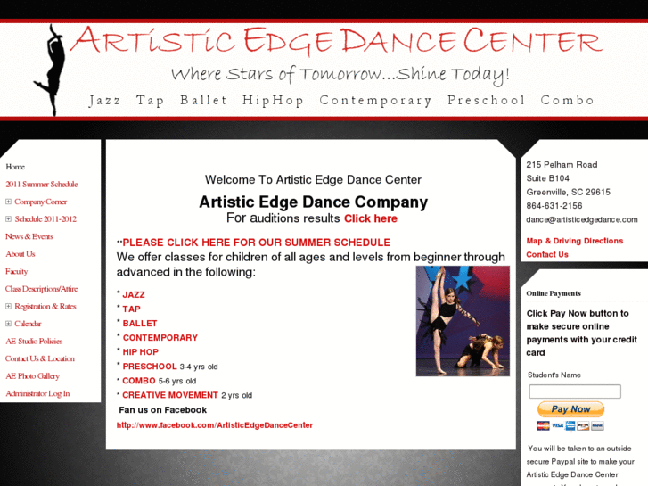 www.artisticedgedance.com