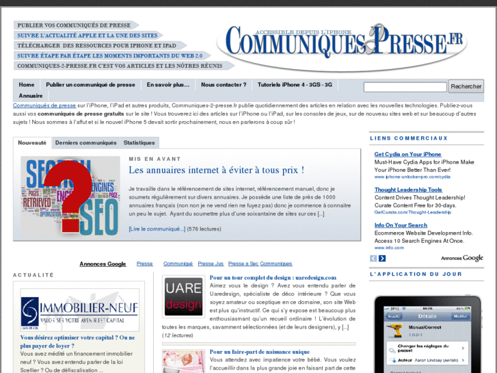 www.communiques-2-presse.fr