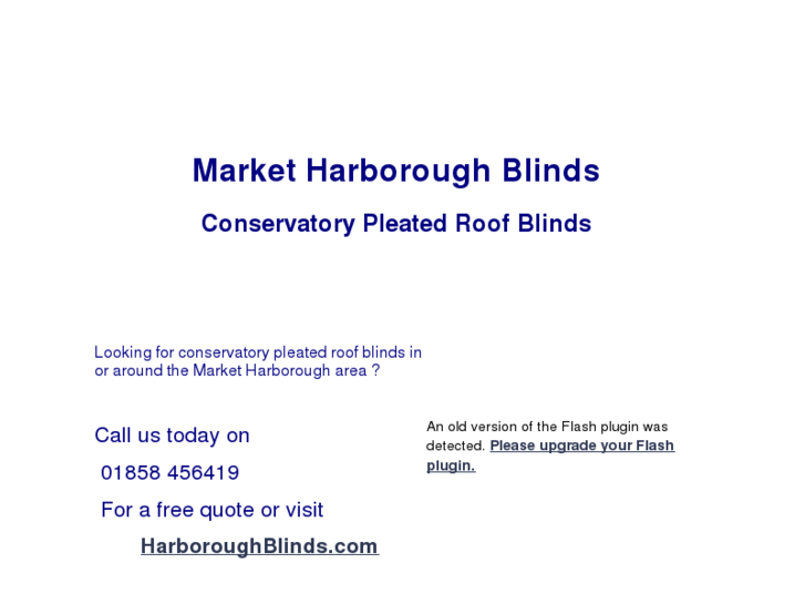 www.conservatoryroofblindsmarketharborough.com