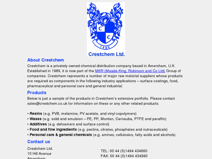 www.crestchem.co.uk