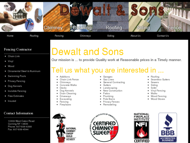 www.dewaltandsons.com