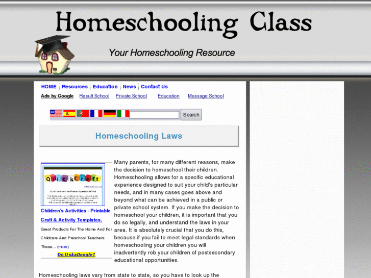 www.homeschoolingclass.com
