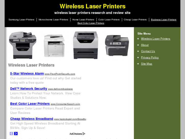 www.wirelesslaserprinters.org