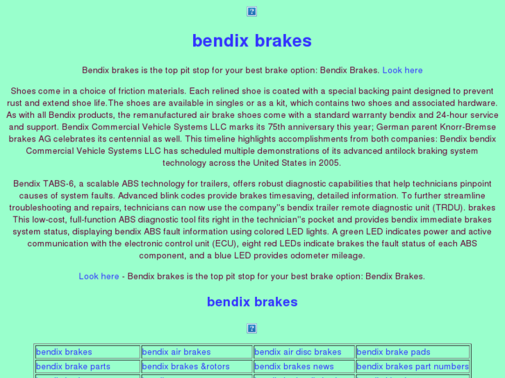 www.bendix-brakes.net
