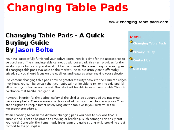 www.changing-table-pads.com
