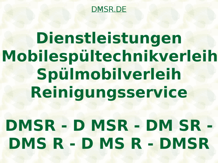 www.dmsr.de