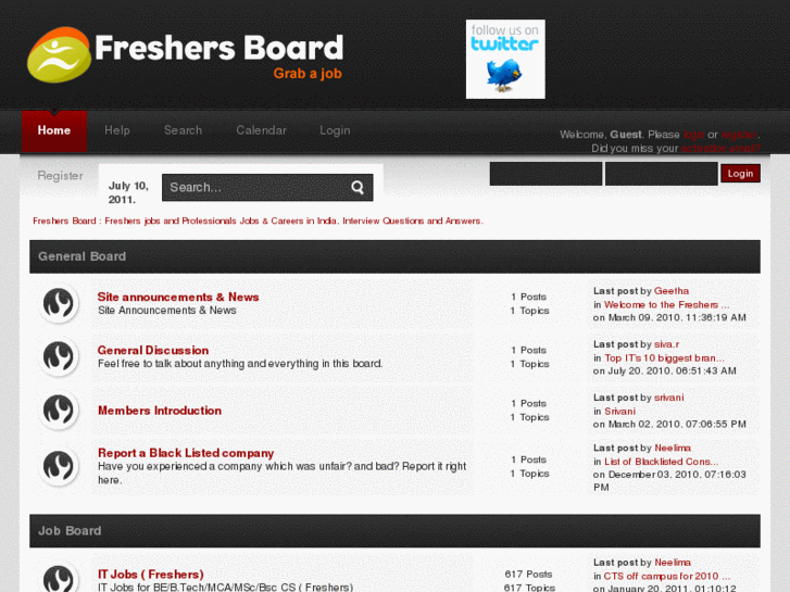 www.freshersboard.com