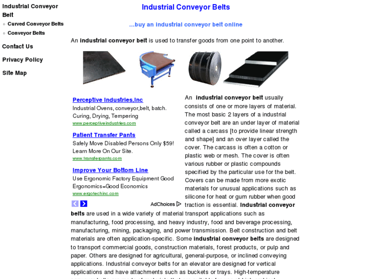 www.industrialconveyorbelts.com