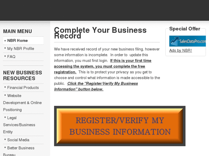 www.newbusinessregistry.com