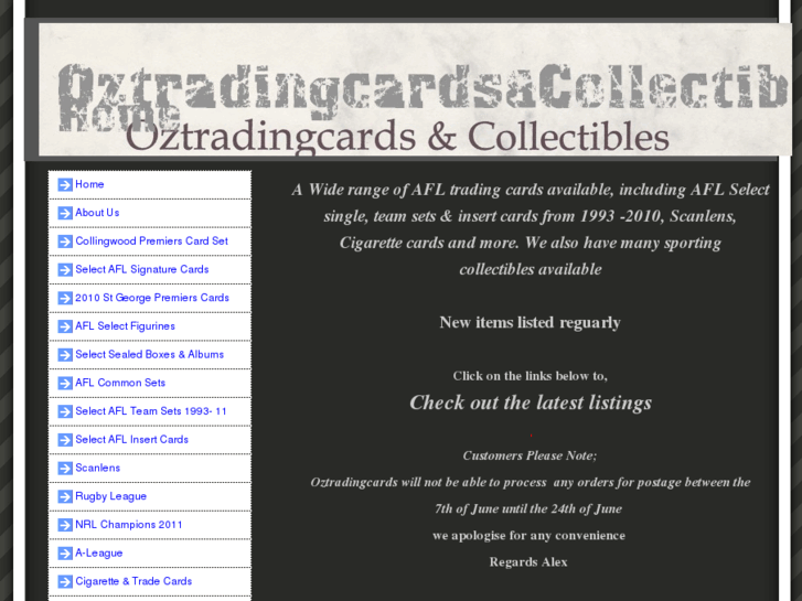 www.oztradingcards.com