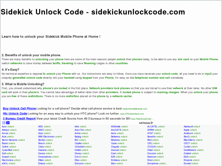 www.sidekickunlockcode.com