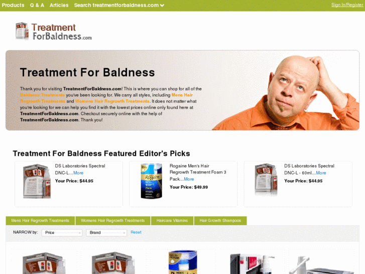 www.treatmentforbaldness.com