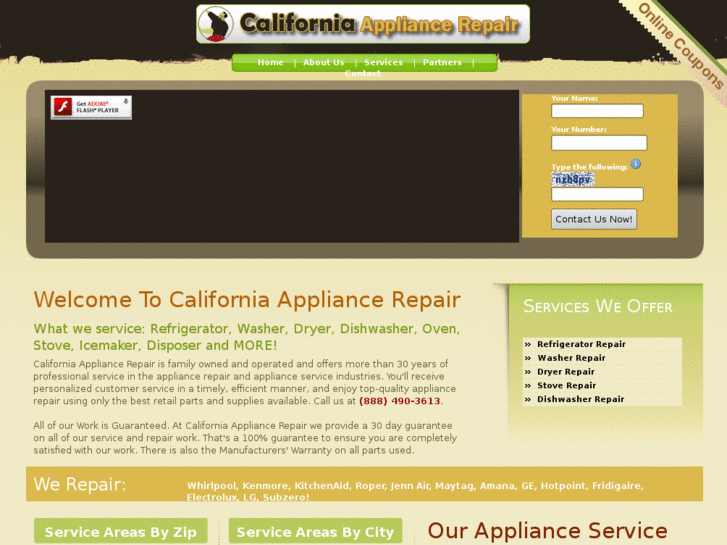 www.californiaappliancerepair.com