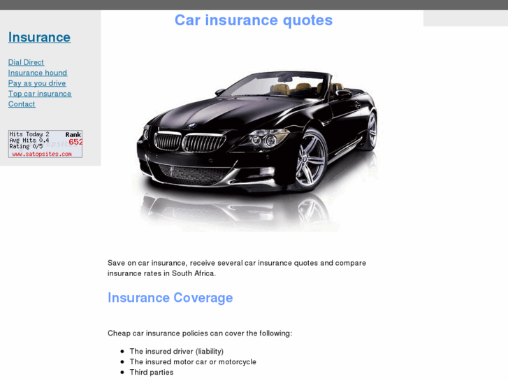 www.carinsurancequotes.co.za