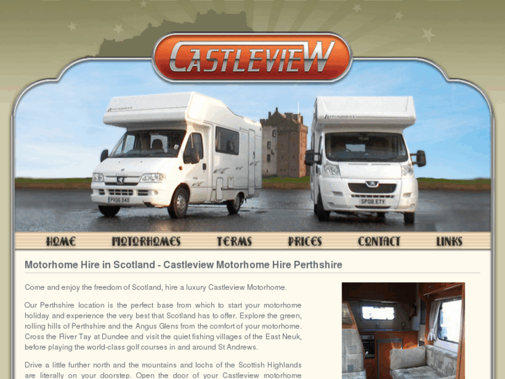 www.castleviewmotorhomehire.com