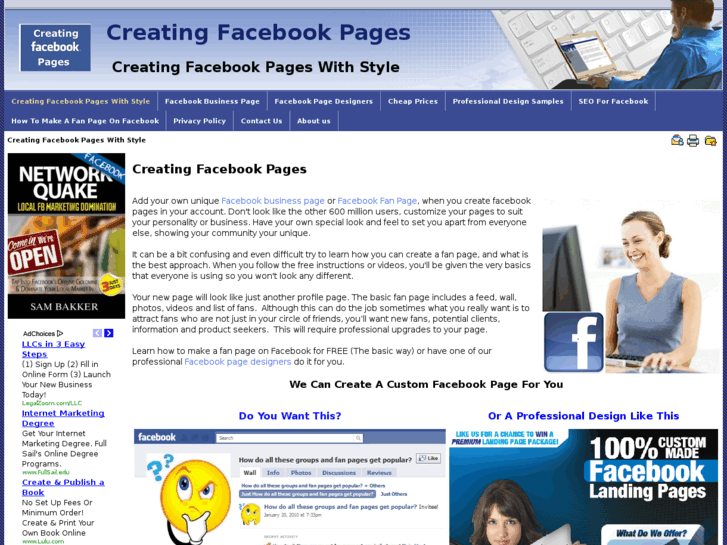 www.creatingfacebookpages.com