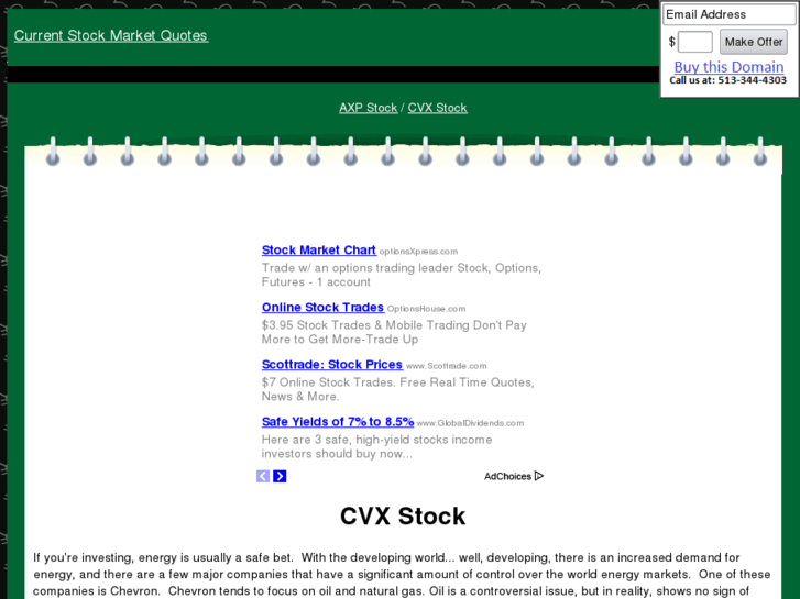 www.cvxstock.com