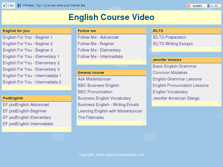 www.englishcoursevideo.com