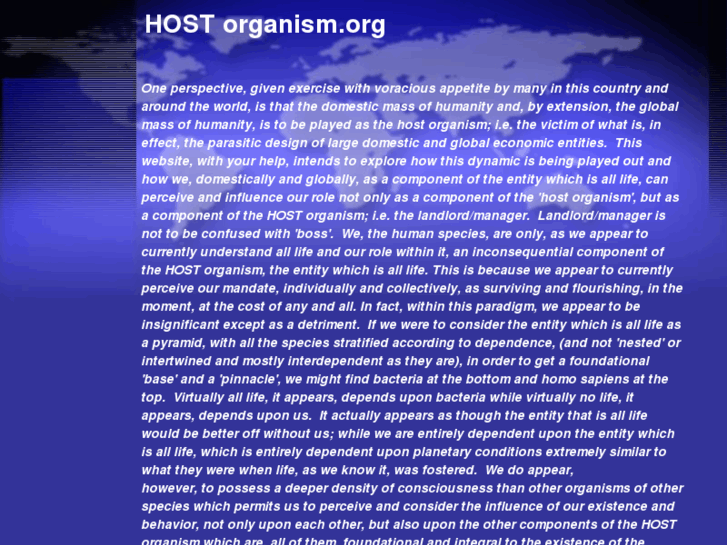 www.hostorganism.org