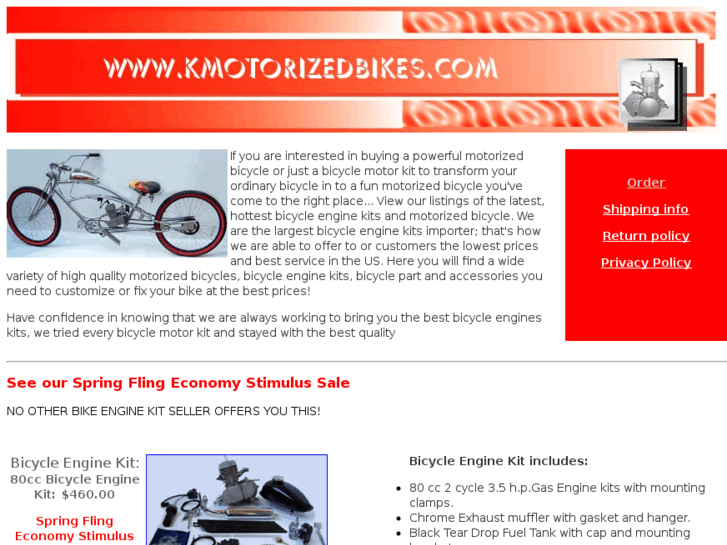 www.kmotorizedbikes.com