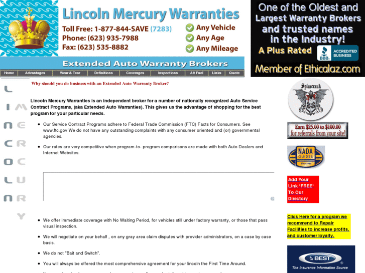 www.lincolnmercurywarranties.com