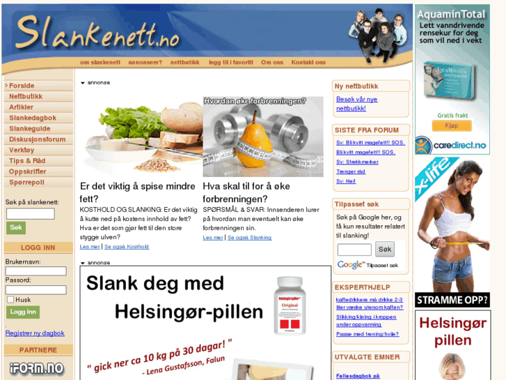 www.slankenett.no