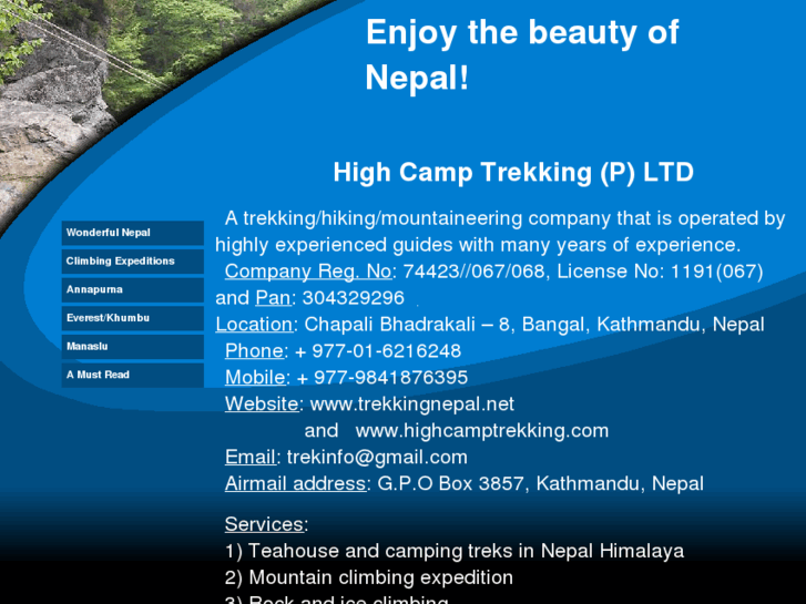 www.trekkingnepal.net