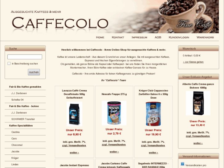 www.caffecolo.de