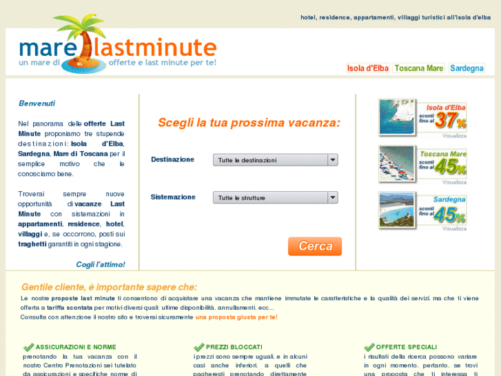 www.mare-lastminute.it