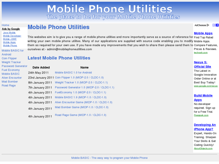 www.mobilephoneutilities.com