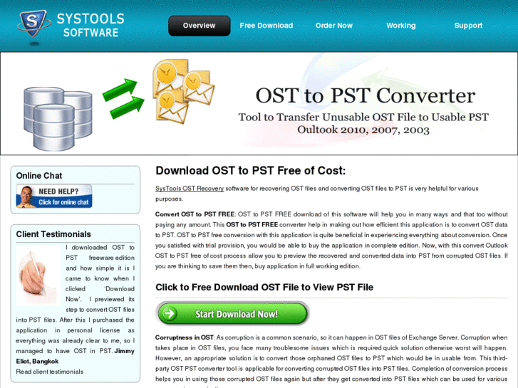 www.ost2pstfree.com