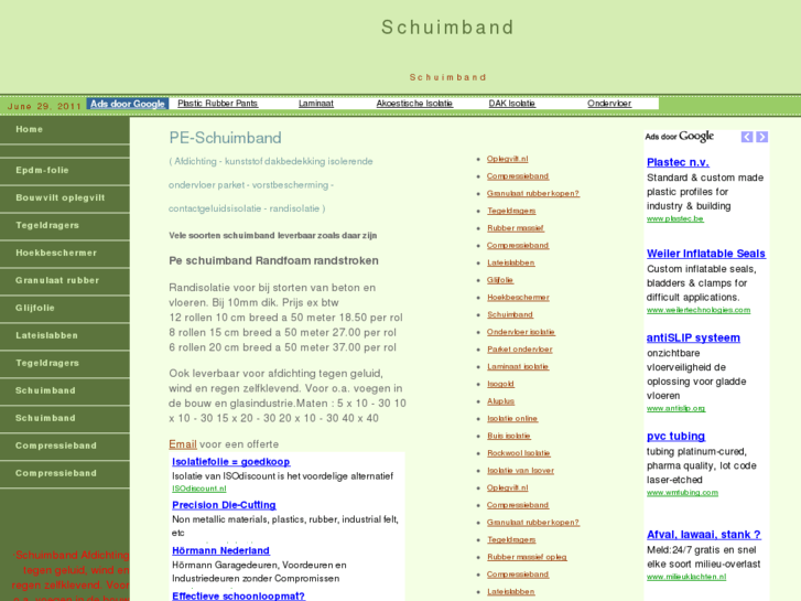 www.schuimband.nl