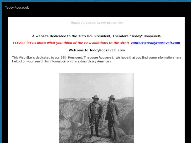 www.teddyroosevelt.com