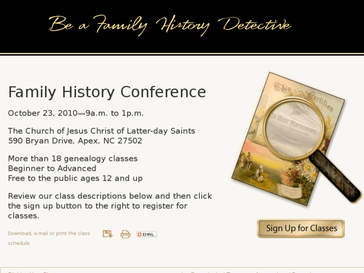 www.apexfamilyhistoryconference.org