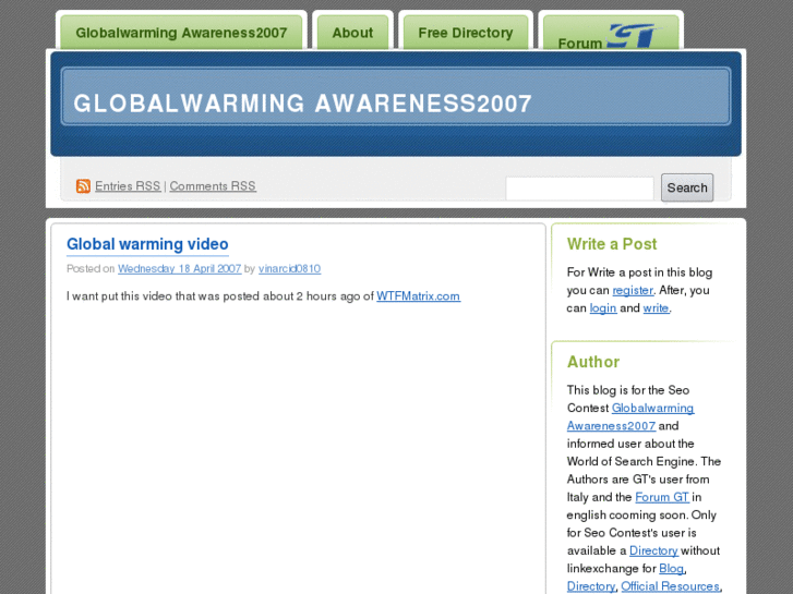 www.gt-globalwarming-awareness2007.org