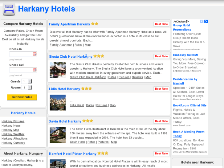 www.harkanyhotels.com