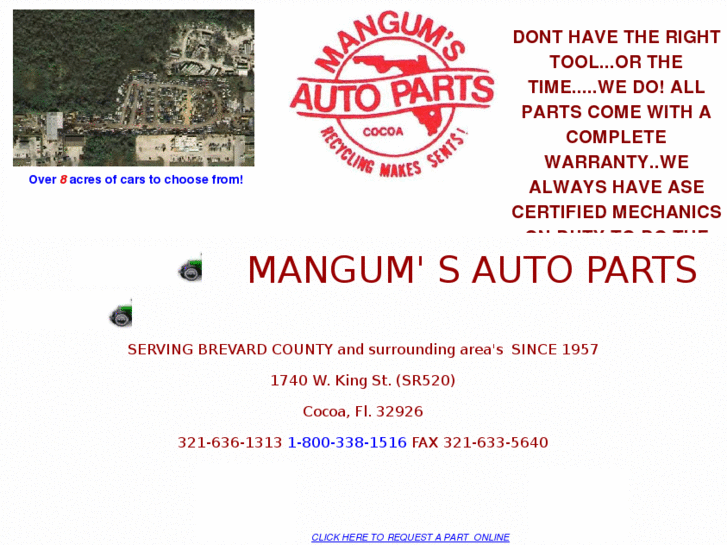 www.mangumsautoparts.com