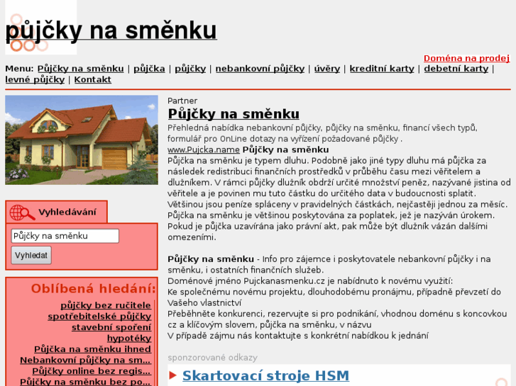 www.pujckanasmenku.cz