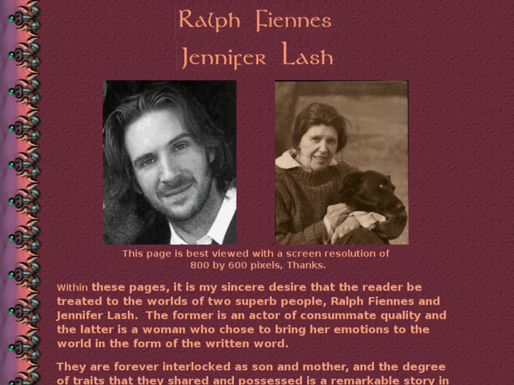 www.ralphfiennes-jenniferlash.com