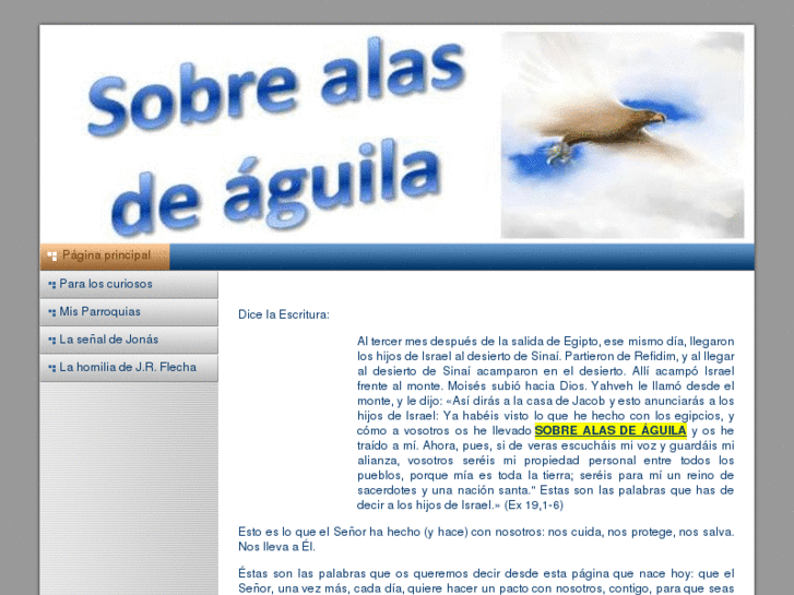 www.sobrealasdeaguila.es